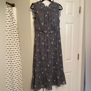 Ted Baker - floral ruffle dress - size 1 (UK) or 4 (US)